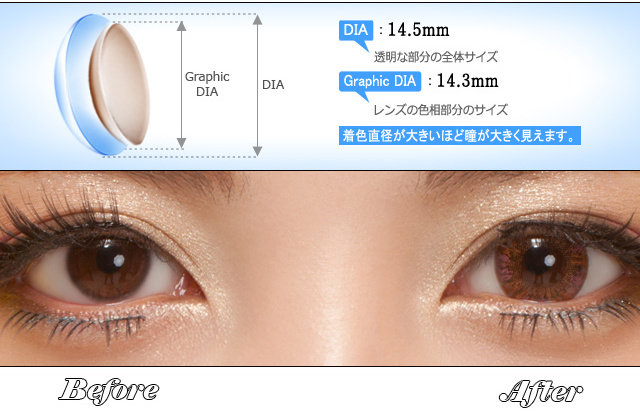 Vassen Cocoro Pink Circle Lenses for Daily Use