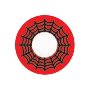 DUEBA COSPLAY LENS RED SPIDER WEB HALLOWEEN CONTACT LENS