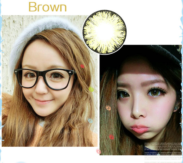 DUEBA ICE FLOWER GOLD CONTACT LENS