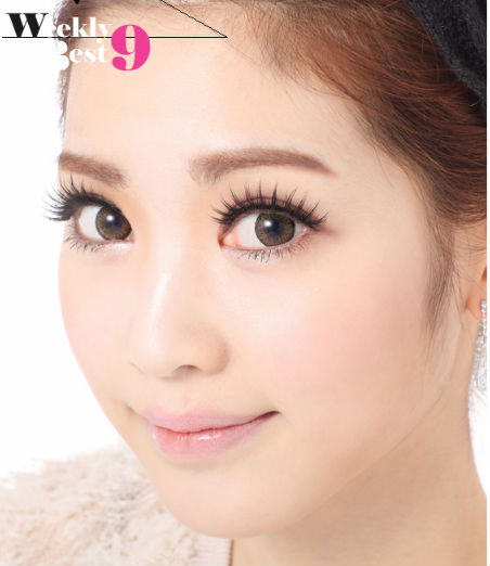 GEO COLOR NINE BROWN AN-A44 BROWN CONTACT LENS