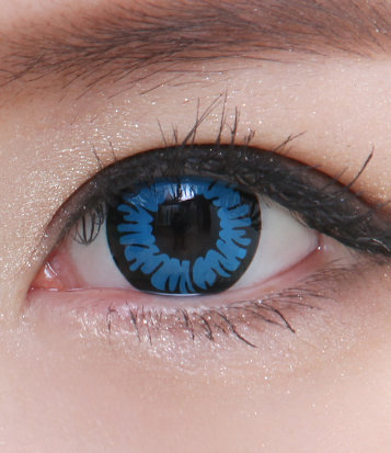 GEO SF-18 CRAZY LENS ABYSS BLUE EYE HALLOWEEN CONTACT LENS