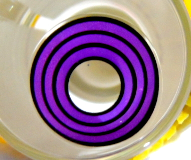GEO SF-77 CRAZY LENS VIOLET SPIRAL OBITO RINNEGAN HALLOWEEN CONTACT LENS