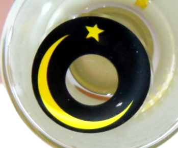 GEO SF-67 CRAZY LENS MOON AND STAR HALLOWEEN CONTACT LENS