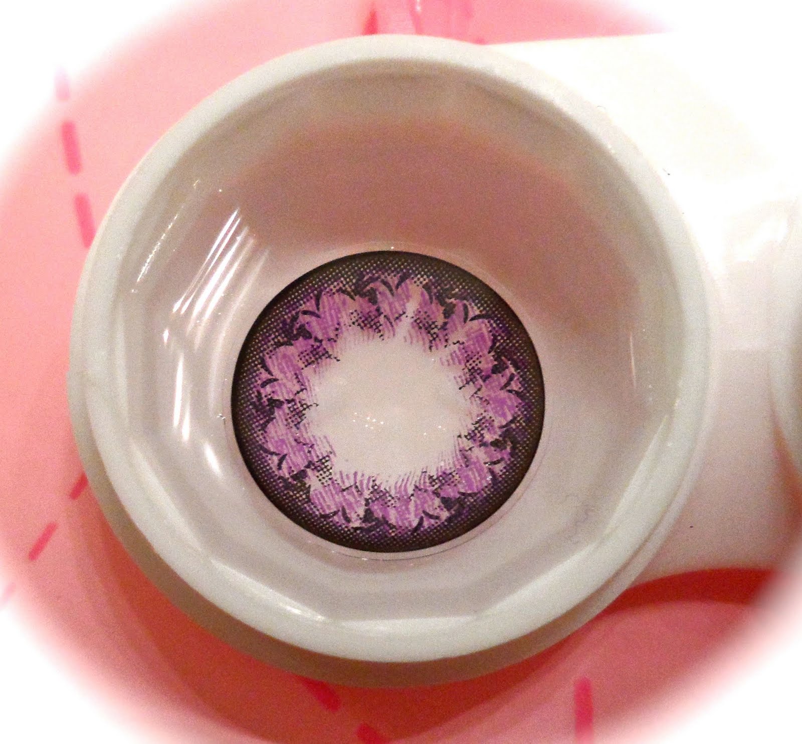 GEO MORNING GLORY VIOLET  WFL-A31 VIOLET CONTACT LENS