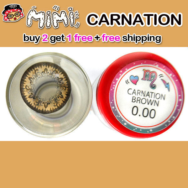 MIMI CARNATION BROWN CONTACT LENS