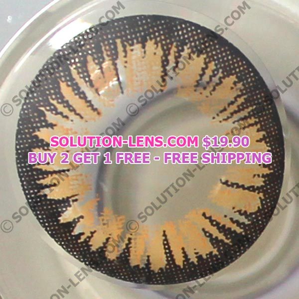 MIMI BLING BROWN CONTACT LENS