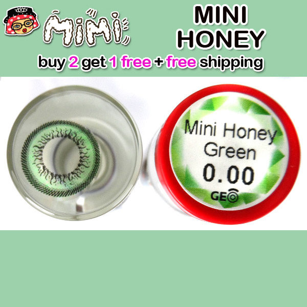 MIMI HONEY GREEN CONTACT LENS