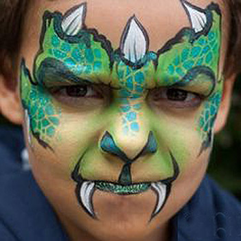 DRAGON FACE PAINTING 