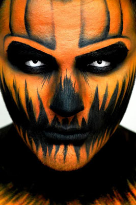 Halloween Pumpkin Face Makeup Tutorial – Solution-Lens.com