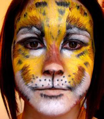 REALISTIC KITTEN MAKEUP WITH FACE PAINTING