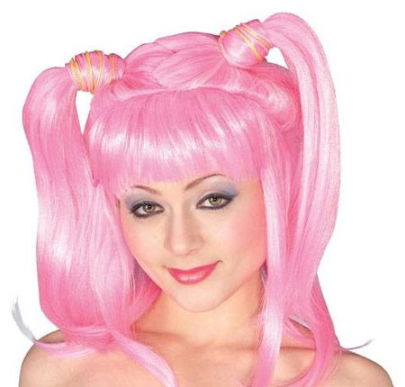 PINK BEAUTIFUL SYNTHETIC WIG 