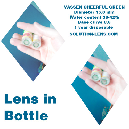 Contact Lens Review Vassen Cheerful Green