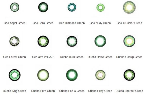 EASY BUY: SUPRISE GREEN CONTACT LENS