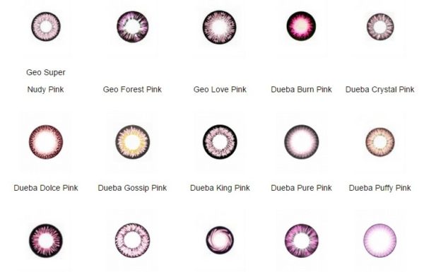 EASY BUY: SUPRISE PINK OR PURPLE CONTACT LENS