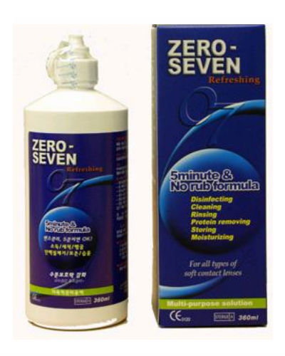 ZERO-SEVEN REFRESHING MULTI-PURPOSE SOLUTION 80 ml, ALL IN ONE SOLUTION CARE